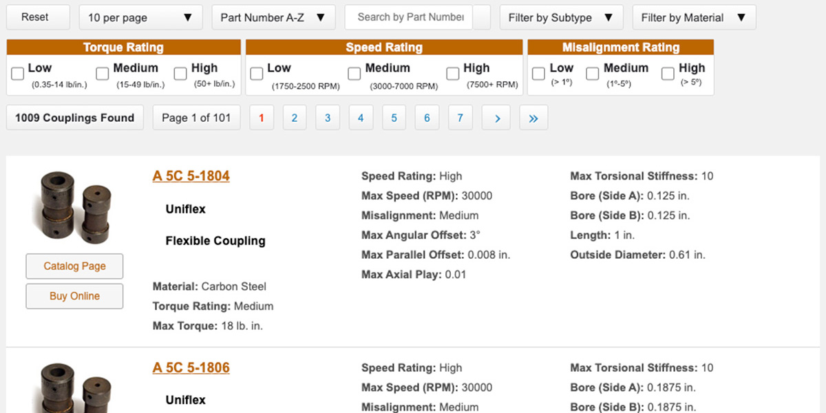 Coupling Selector