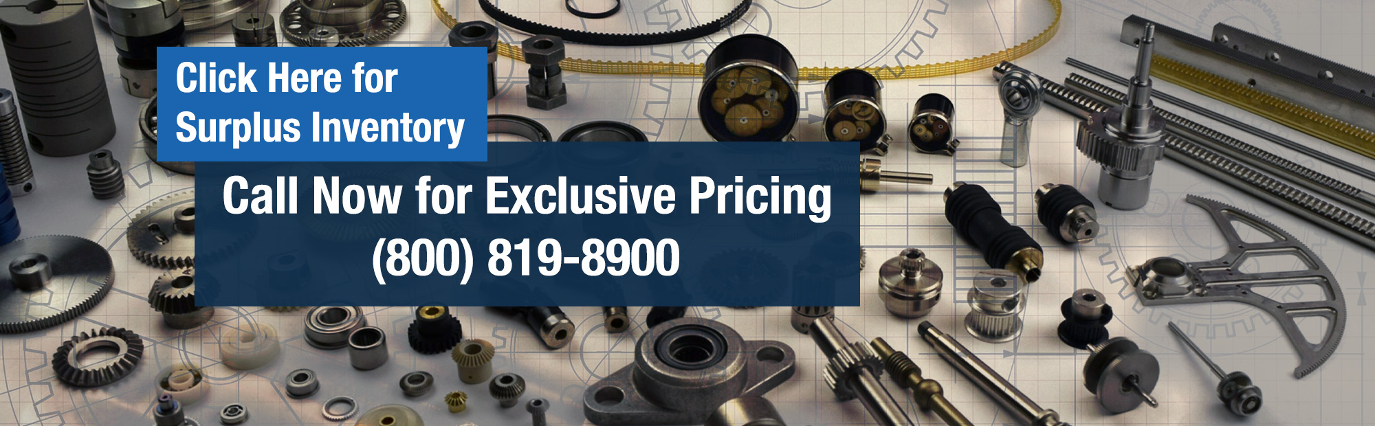 Click here to view our discount surplus parts